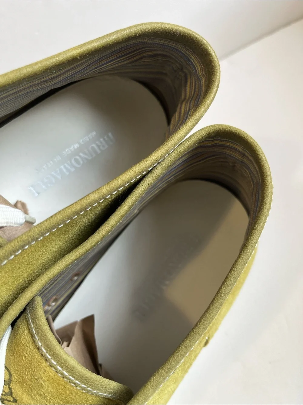 Bruno Magli 3001 Olive Suede Chukka Boots Lace Up Shoes Size  display picture 3